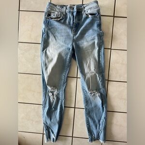 KanCan Light Blue Ripped Skinny Jeans